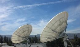 DeAnza College Mediated Learning Center Satellite Dishes